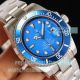 Swiss Copy Rolex Submariner Blaken Stainless Steel 2836 Blue Face Watch 40mm (2)_th.jpg